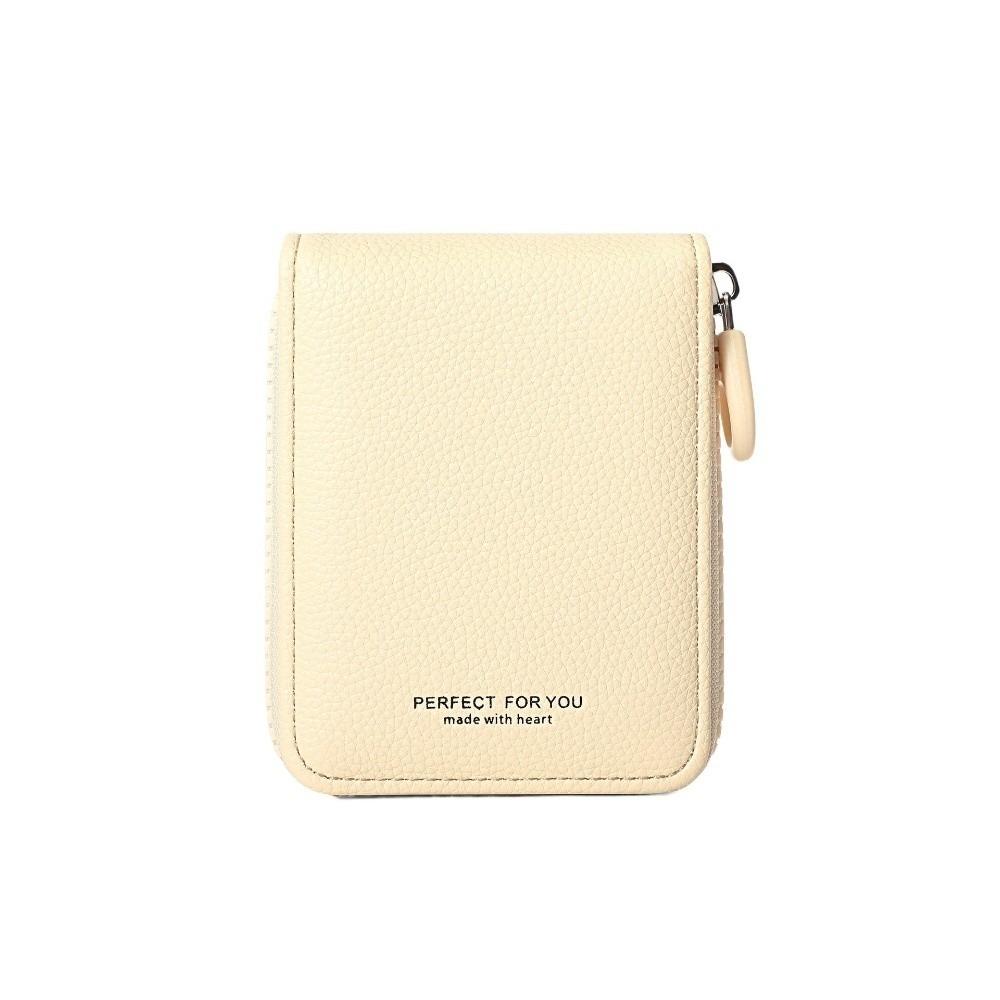 Short Clutch PU Leather Card Holder Zipper Coin Purse Retro Women Short Wallet Card Storage Bag