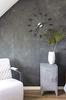 NeXtime wall clock "PLUG INN", very quiet, black, stainless steel, ø58 cm