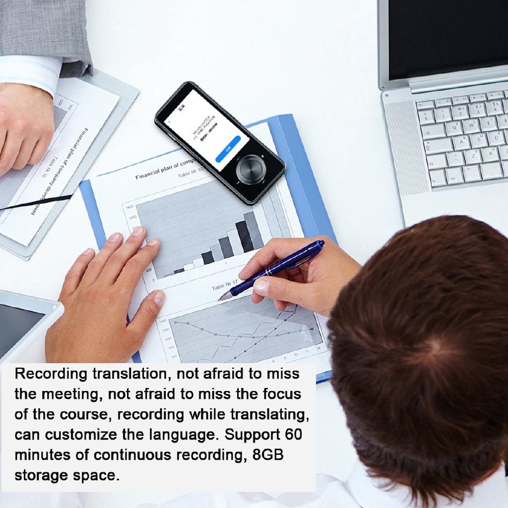 NEW M9 USB2.0 Translator Touch Screen WIFI bluetooth 107 Language 12 Offline Languages Camera-translation Instant-Voice Mini Translator