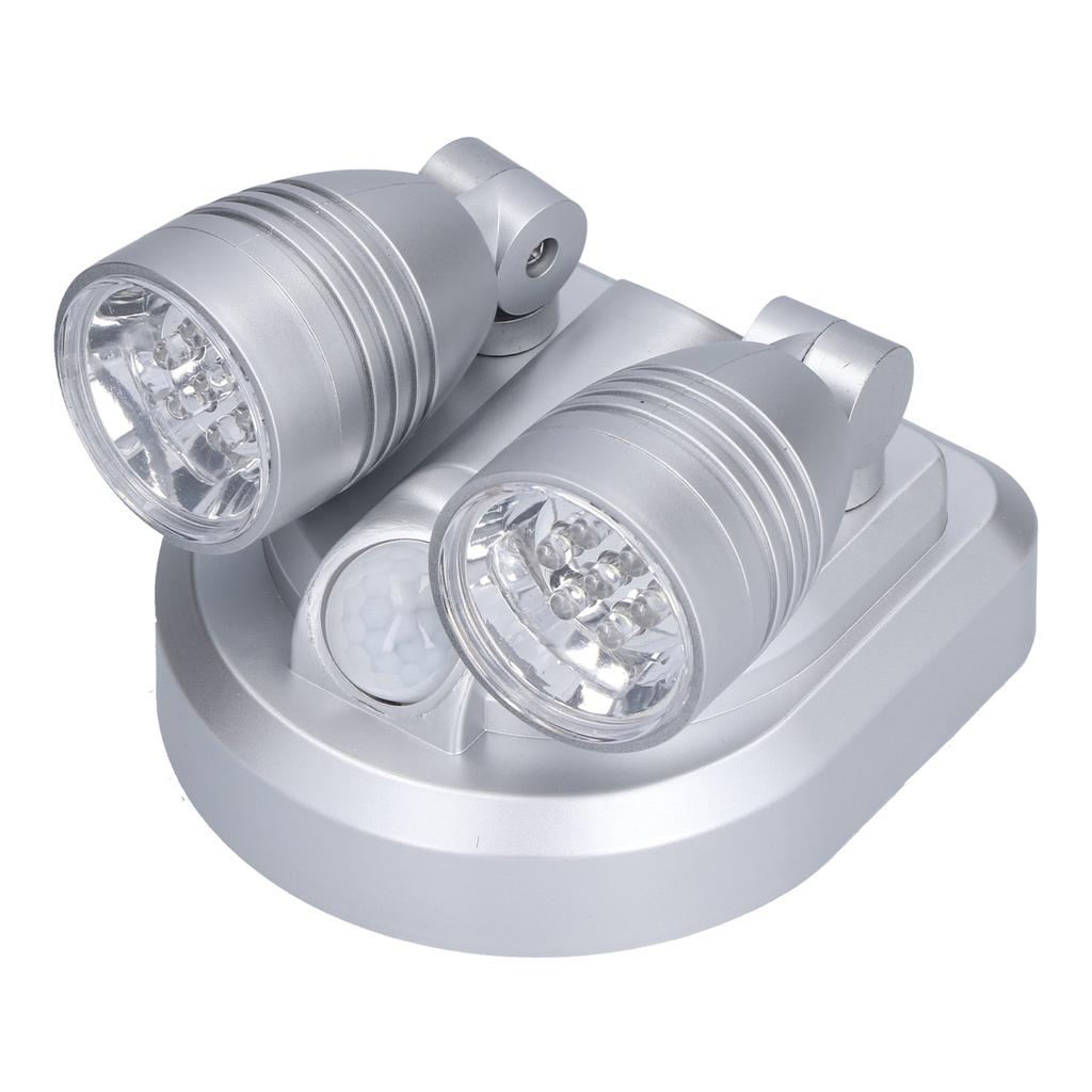 Adjustable Sensor Light Double Head Infrared Induction Motion Sensor Lamp LED Night Light