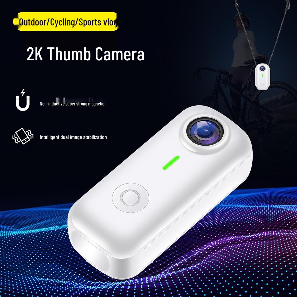 Cross 2.7K HD Cycling Recorder: Magnetic Mount Camera for Sports and Campus Use