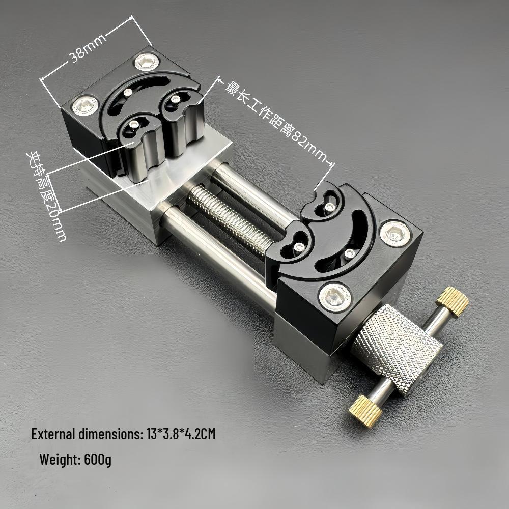 

Round Ball Holder Drill Press with Walnut-Shaped Vise for Stainless Steel Clamping
