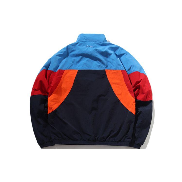 Li-Ning X Chenpeng CF Trace Series New York Fashion Week Splatter Paint Jacket Unisex Outerwear Blue AFDP641-2