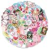 50 Cute Cartoon Cute Axolotl Notes Luggage Water Cup Skateboard Doodle Decorative Stickers
