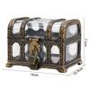 Pirate Treasure Chest Transparent Keepsake Case Jewelry Box for Pirate Party