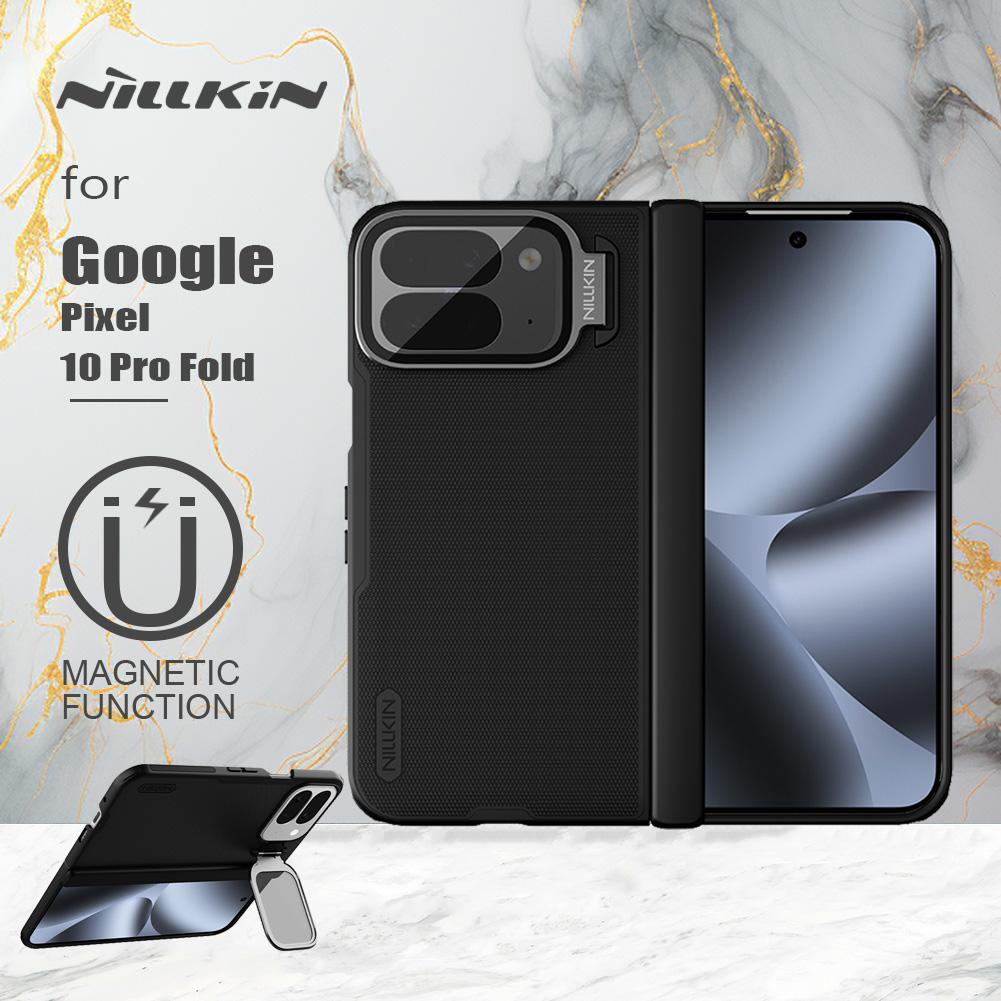 Nillkin Für Google Pixel 10 Pro Fold Hülle Magnetisch Super Frosted Ständer Kameraschutz Klappständer Anti-Fingerabdruck Hart-PC Schutz