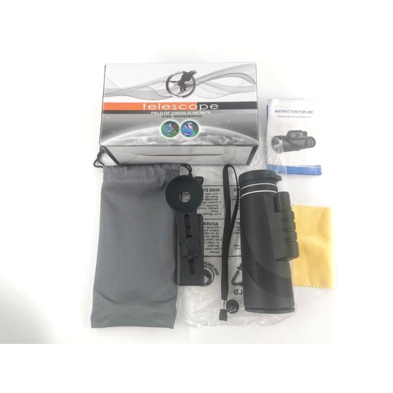 40x60 Telescope Factory Wholesale Single-tube Adult Outdoor Concert High-definition Low-light Night Vision Glasses.