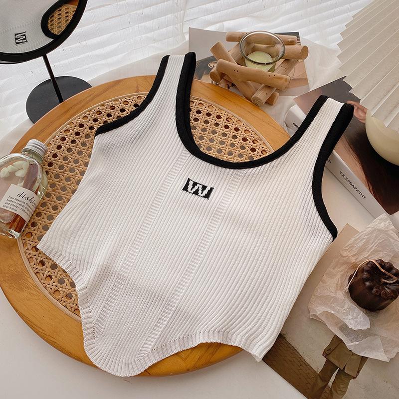 New Irregular Vest Suspender Women's Summer Clothing with Short Hot Girl Top Base Shirt