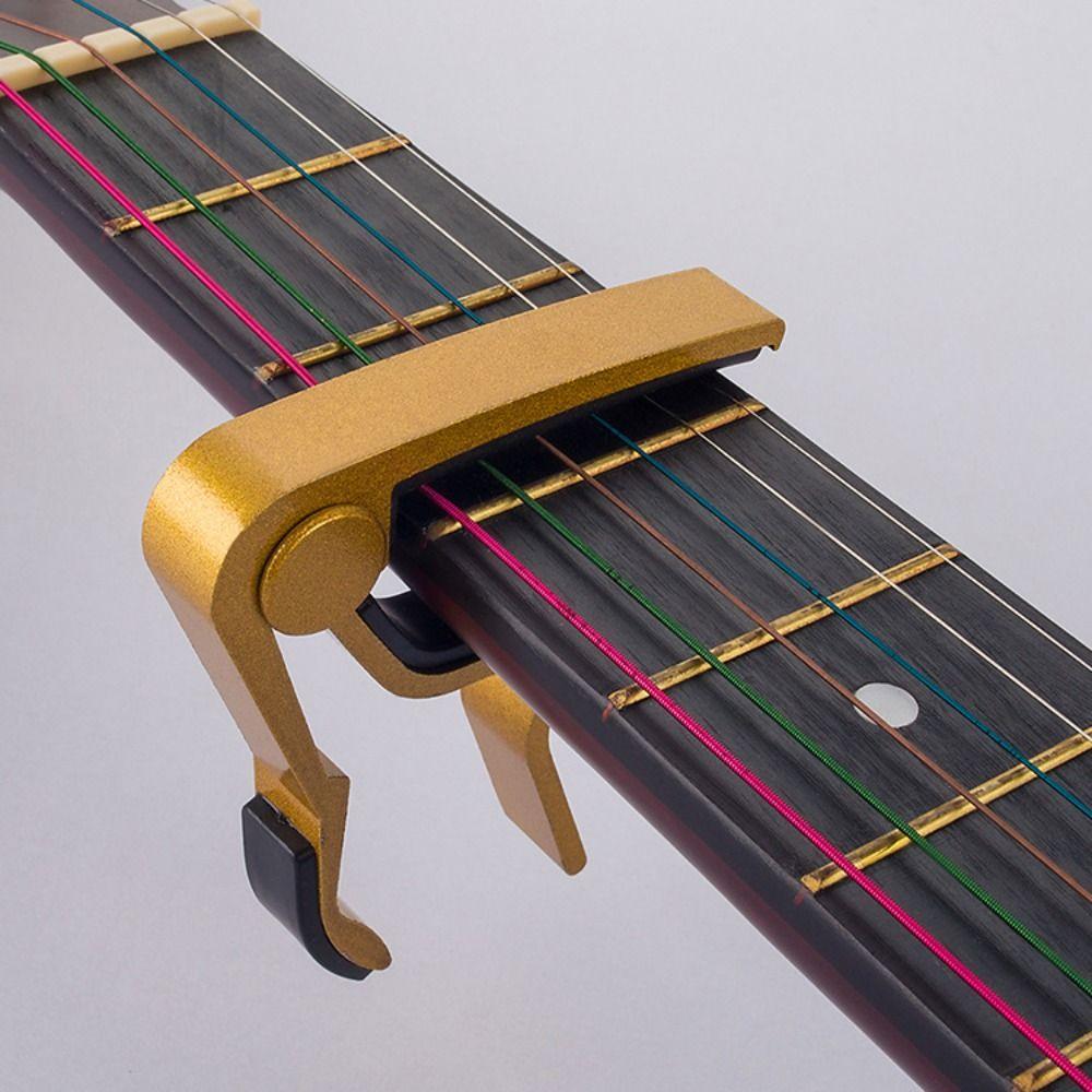Aluminum Alloy Mandolin Clamp Arc-shaped Tuners High-quality Guitar Capo