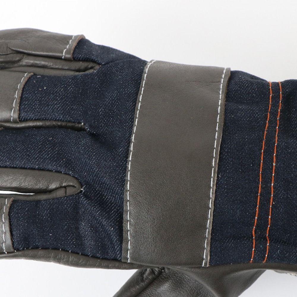 1 Pair Thickened Leather Work Gloves Abrasion Resistant Welder Gloves Metalworking Gardening