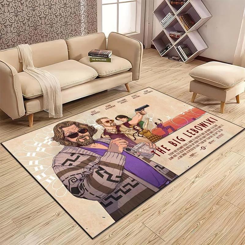 The Big L-Lebowski Pattern Carpet Kitchen MatEntrance Doormat Bedroom Floor Decoration Living Room Carpet Bathroom Anti-slip Rug