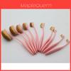 Classic Makeup Brush Set 10 Pieces With Synthetic Fibers For Flawless Foundation Application