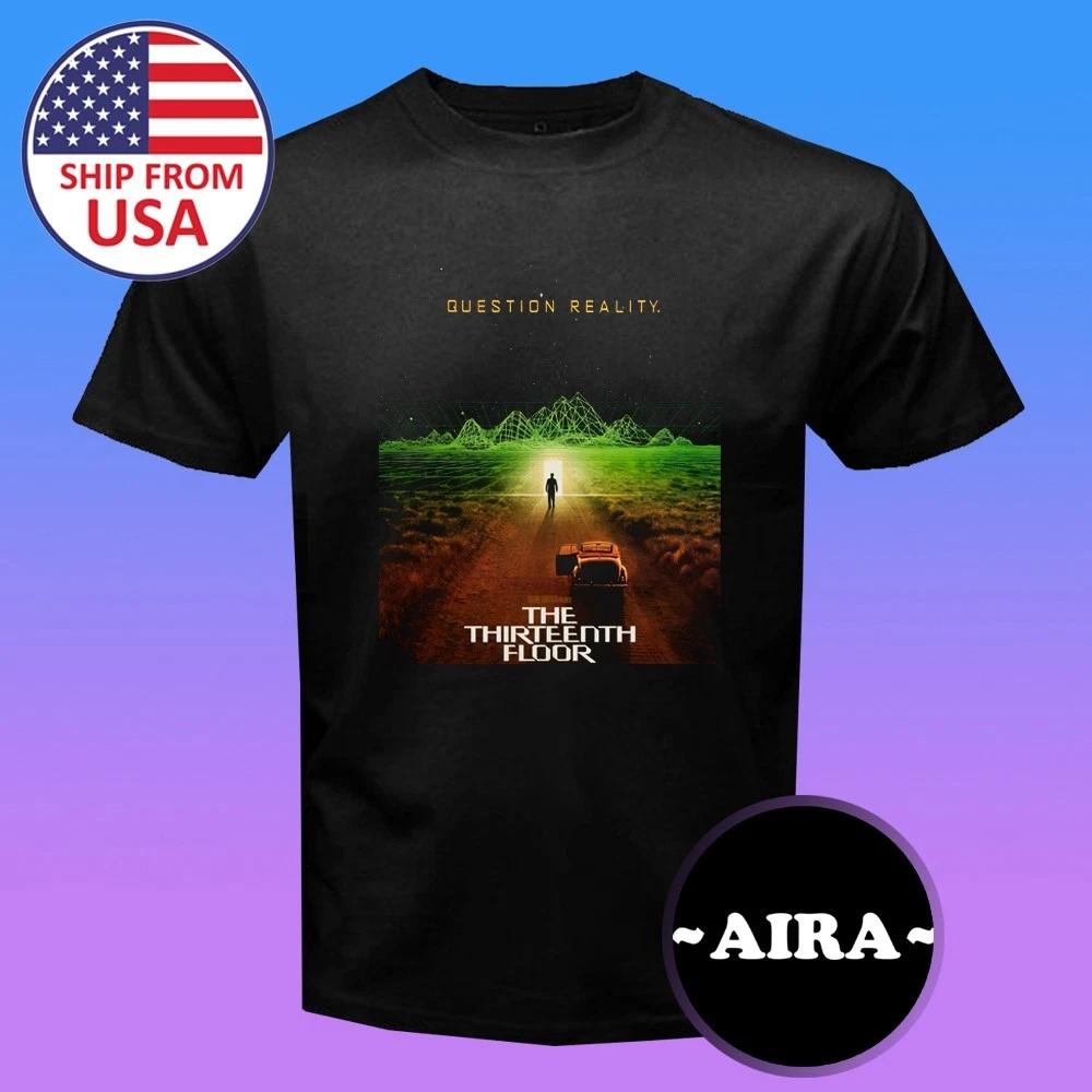 The Thirteenth Floor Movie Men s Black Size S-5XL S