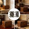 Antique Butterfly Shape Hinges Replacement Jewelry Box Small Hinges with Screws for Crafts Making Easy To Install
