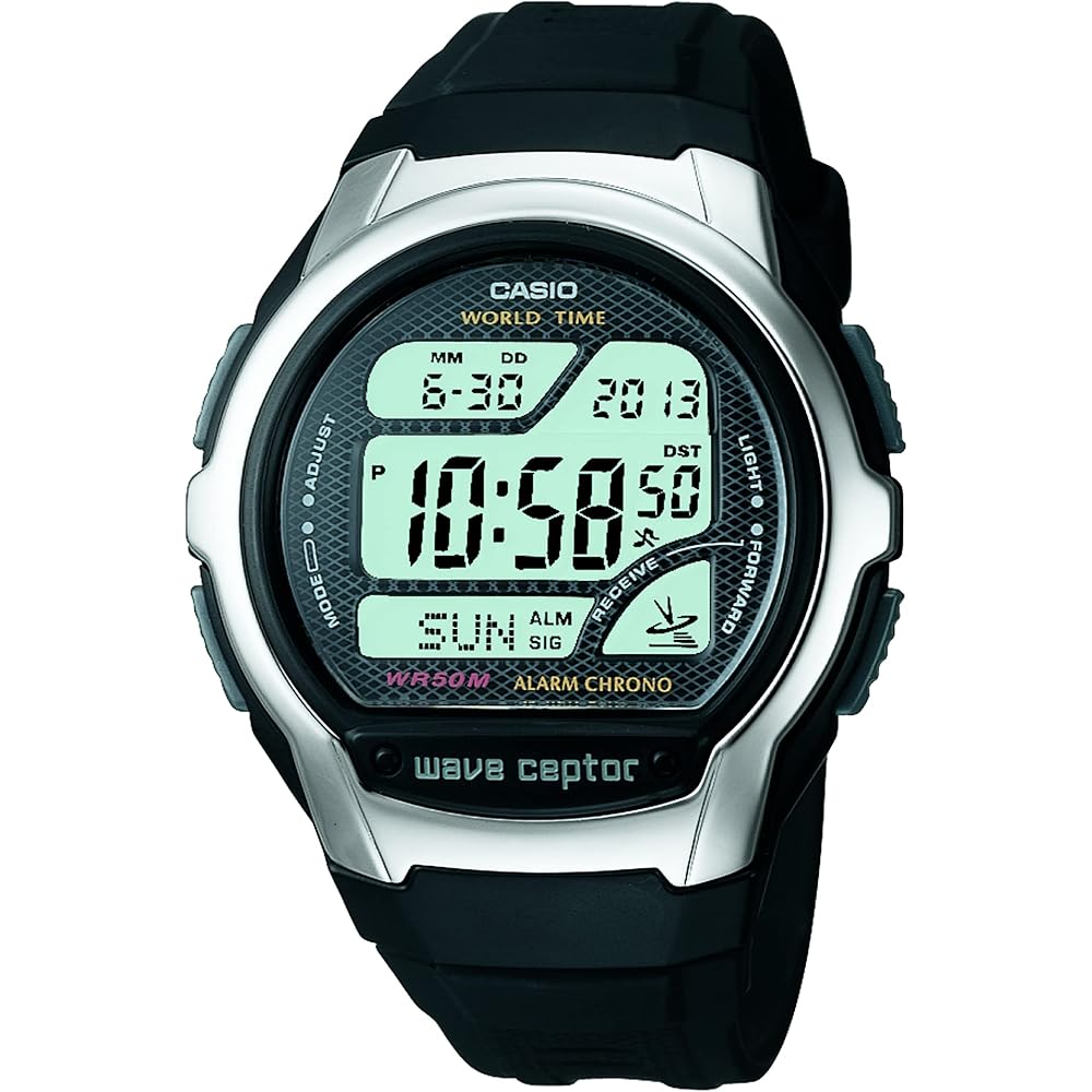 Casio WV58A-1AV Men s Casio Watch WAVE CEPTOR Wave Sceptor Radio Controlled Watch Digital Model (...