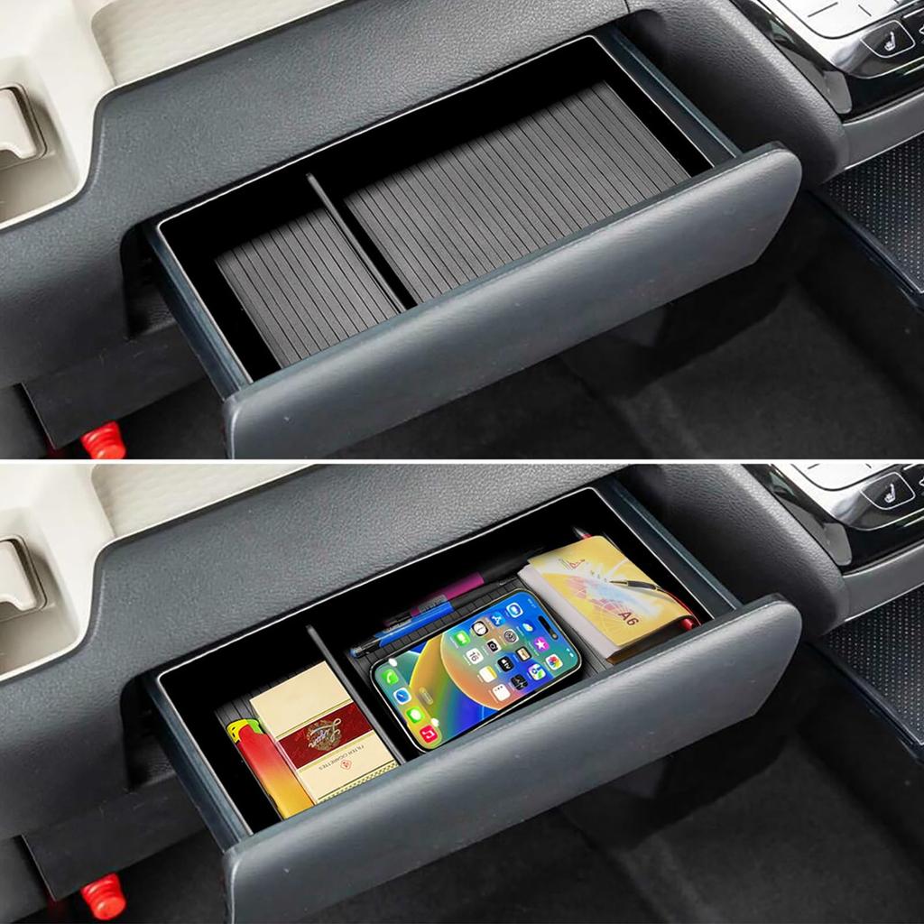 Fucaten Center Lower Box Tray Fits Mitsubishi Delica Nissan Car Trash Interior Made of ABS Material Box - Mini/eK Wagon/eK Space, Dayz/Rooke - Can,