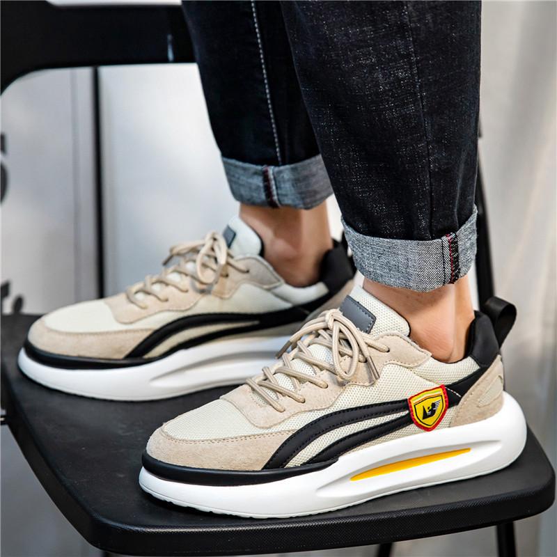 One Piece Dropshipping Men's Shoes Spring New Breathable Mesh Dad Shoes Trendy Men Running Casual Sports Shoes Men