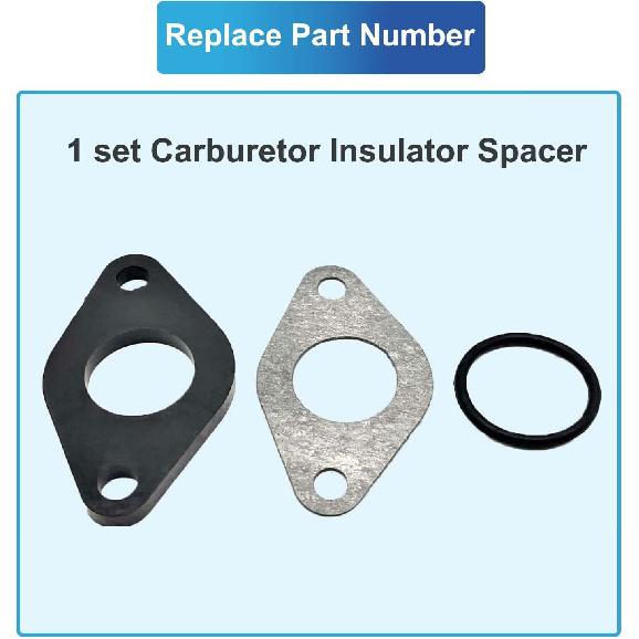Carb Carburetor Insulator Spacer Compatible with Honda CT70K0 SL70 XL70 CL70 US90 ATC90 CT90 ST90 SL90 CL90 50CC TO 110CC TRX90
