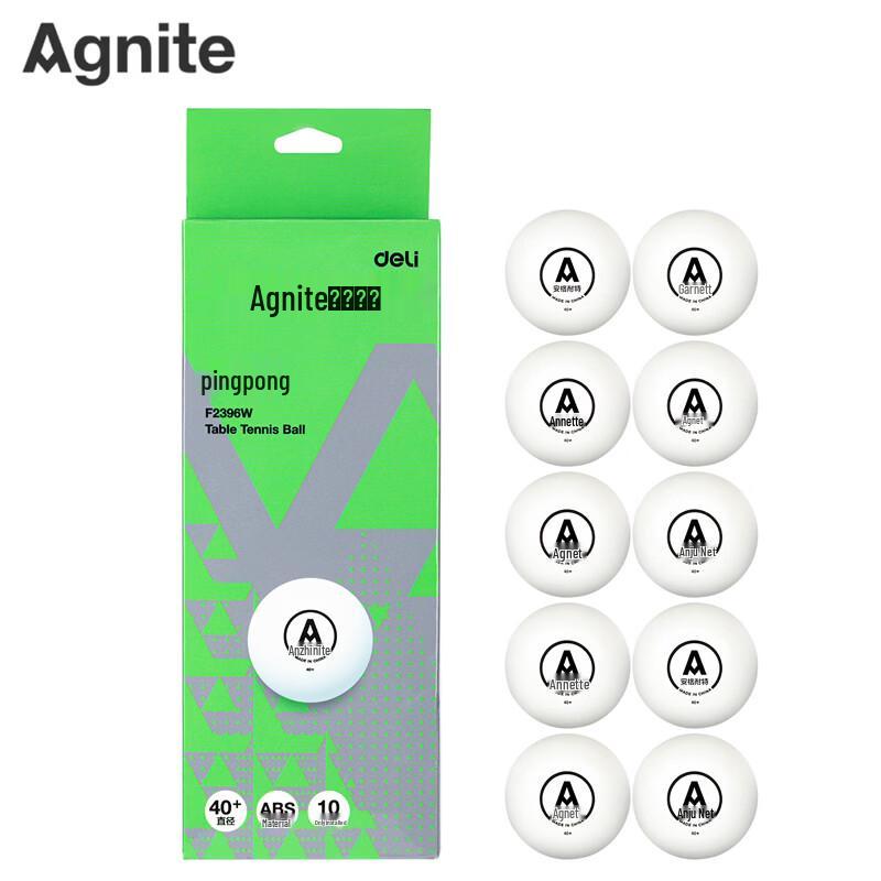 Deli Angnet F2396W Table Tennis Balls (10-Pack)