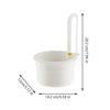 Dgayaeic Sink Drain Basket | Kitchen Drainer with Mesh Design, Garbage Filter Food Catcher for Washing Fruits and Vegetables
