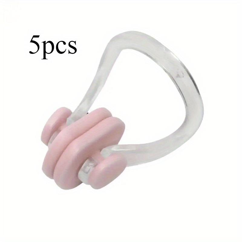

5 Multi-color Silicone Nose Clips, High-quality and Soft, Reusable, Comfortable Fit, Suitable for Swimming and Diving