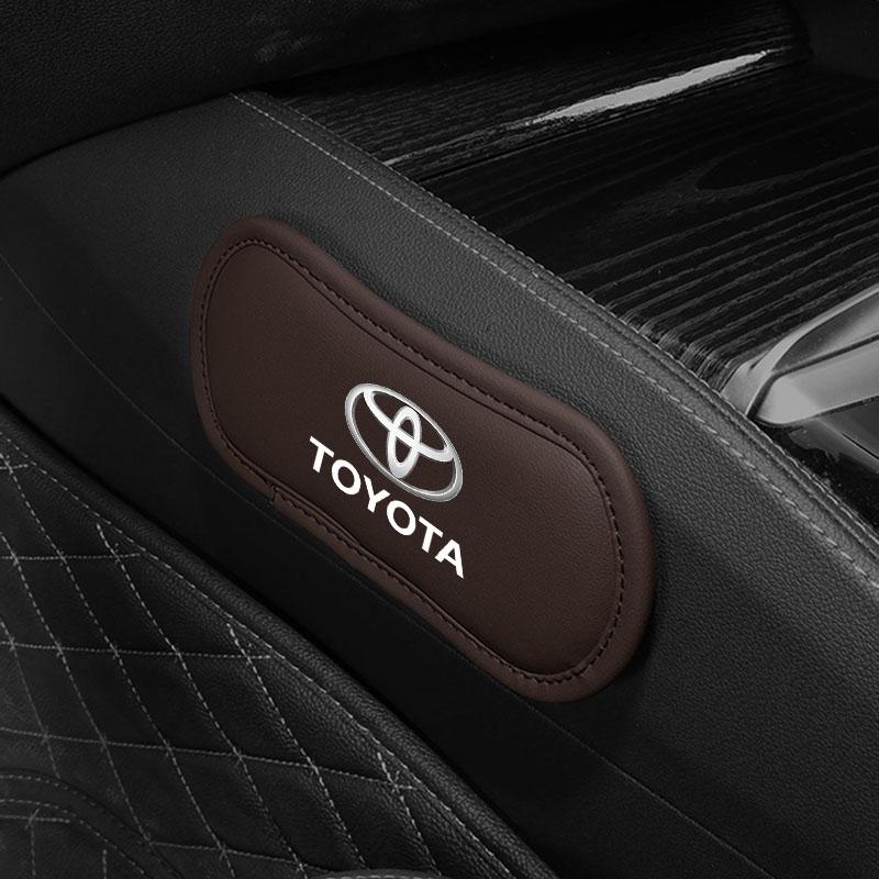 Car Interior Leg Knee Rest Pads Leather Cushion Car Styling for Toyota Corolla Prius Yaris Hilux CHR Camry Auris Vios Camry Prius Prado