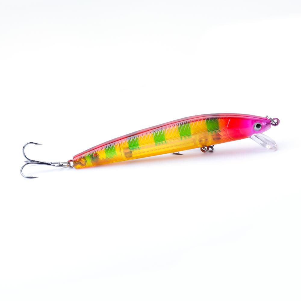 1Pcs Fishing Lure Hard Bait Minnow Deep Diving Swim Bait Walleye Lure Surface Water Lure for Bass Trout Pike Freshwater Saltwater Lure Set