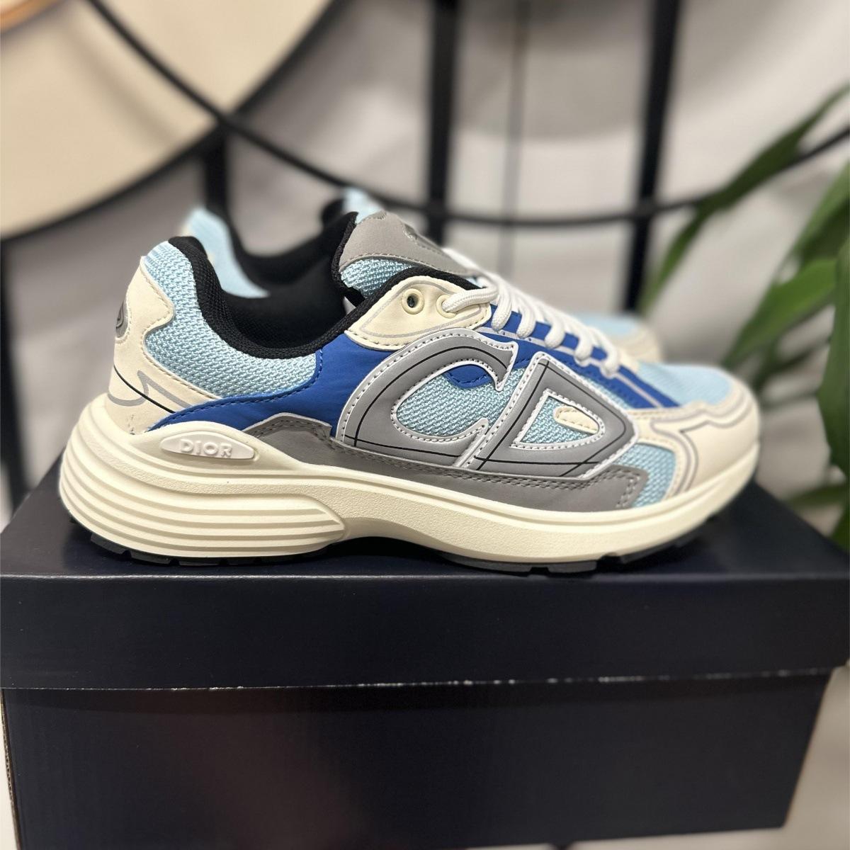 

Pure original high version gift box letter sports shoes B30 men s and women s breathable casual shoes dad shoes 41