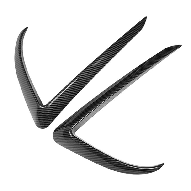 For  Pair Front Bumper Fog Light Lamp Cover Bezel Decoration Sticker