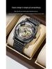 Binbang European & American Oversized Hollow Carved Men's Fashion Waterproof Casual Watch