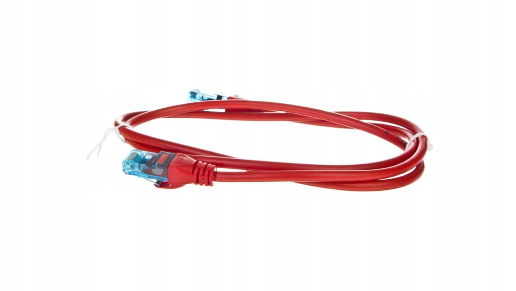 Patchcord DIGITUS UTP kat. 5e 1m PVC czerwony
