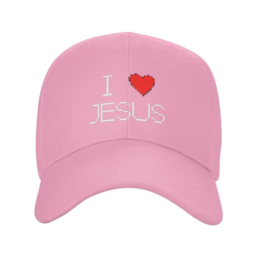 I Love Jesus God Cross Print Baseball Caps Fashion Men Women Hats Outdoor Cap Streetwear Baseball Hat Casquette