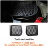 For Tesla Model Y Debris Filter Front Trunk Water Guide Channel Protective Net Cover Debris Leak Filter Groove Anti Clogging