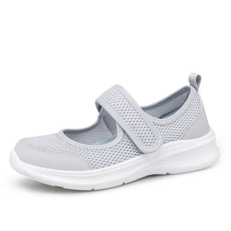 Summer breathable, non-slip walking shoes, athleisure, lightweight, plus size medium and mom shoes