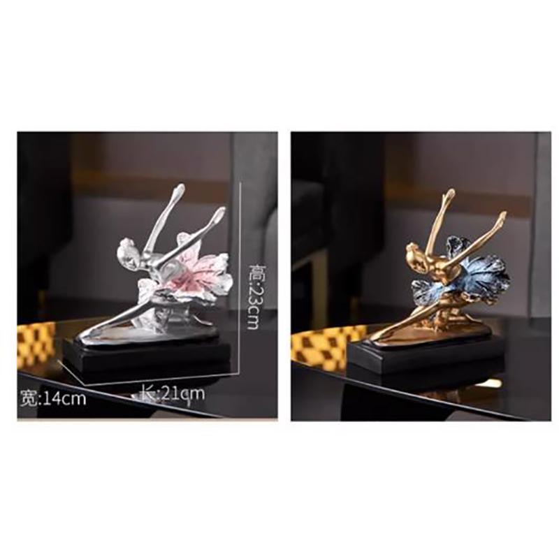Ornamenti Danzatori di Balletto Europei Sculture in Resina Artigianato Decorazione Figura per Soggiorno Tavolo da Pranzo Libreria Regalo di Compleanno