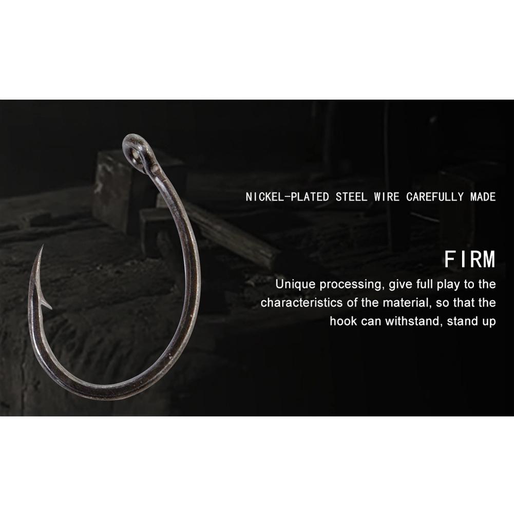 Fishing Hook With Barbs Anti-rust Carp Circle Hook Stainless Steel Fishhook For Saltwater Freshwater