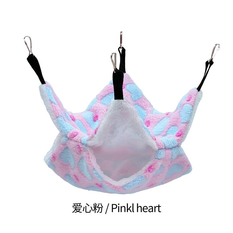 Hamster Hammock Rodent Hamster Bed Rats Accessories for Rat Hammock for Rats Hammock for Rodents Guinea Pig House CXW04