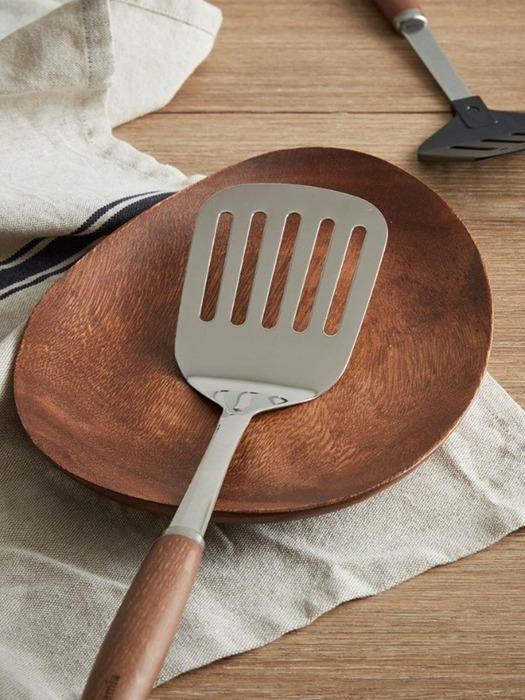 casamia wood cook stainless steel spatula Stainless steel spoon