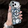 Luxury 3D Star Hollow Electroplating Case for iPhone 17 Air 16 15 14 13 12 Pro Max Plus Glossy Cooling Dissipate Heat Phone Capa