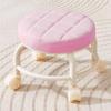 Swivel Mop, Pedicure & Baby Walking Pulley Stool with Wheels