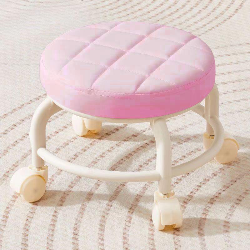 Swivel Mop, Pedicure & Baby Walking Pulley Stool with Wheels