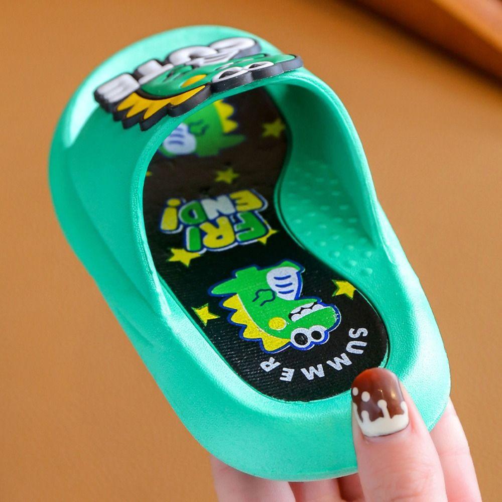 Anti Slip Cartoon Animal Slippers Cartoon Children's Bathroom Sandals Summer