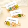 15pcs European and American Colorful Leopard Print Pearl Earring Set New Fashion Minimalist Creative Hoop Earring Jewelry Gifts