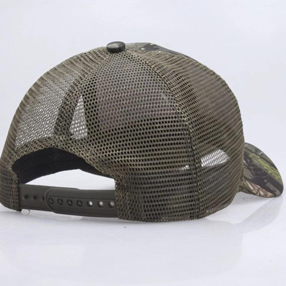 Camouflage Baseball Cap For Men Women Adjustable Mesh Tactical Training Sport Hat Summer Outdoor Sun Hats Camping Hunting Caps