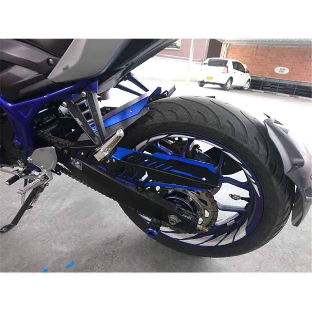 ONGMEIL Rear Fender Set Repair Plate Mudguard Tire Wheel Hugger Mud Splash Guard Fairing for Yamaha YZF R3 R25 MT-03 MT-25 MT03 (Gold)