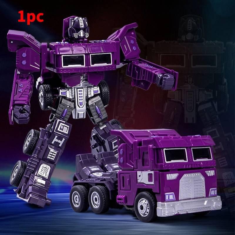 

Truck Toy With Transformable Robots For Kids Development And Interactive Play Truck Purple