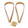 65cm DIY Leather Bag Handle with Rivets Patchwork Luggage Accessories for BD207Beige