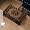 Portable Wood Tarot Cards Box Push Pull Cards Box Gift Case Divination Card Storage Container Witch Decoration Enduring
