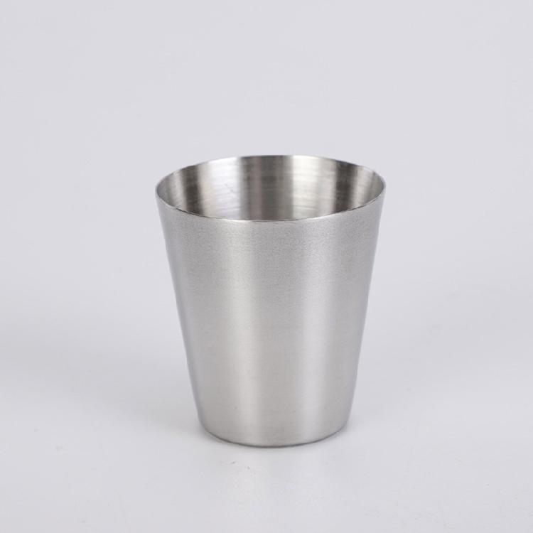 4pcs Stainless Steel Shot Glasses Small Capacity Stackable Metal Drinking Cups 30ml Drinkware for Travel and Party
