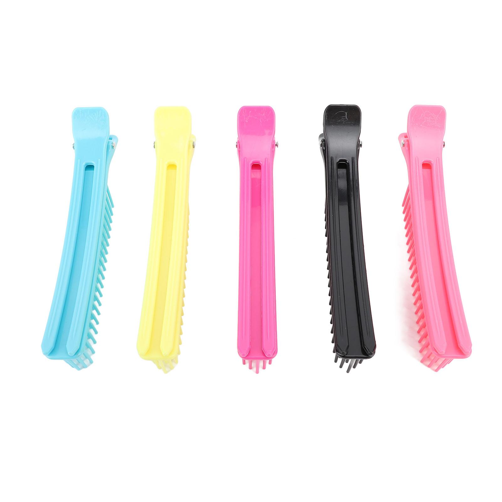 

5 пар зажимов для волос, двухслойные прочные профессиональные зажимы для волос